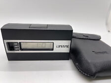 LUMITIME PORTABLE BATTERY ALARM CLOCK WITH ORIGINAL CASE BY TAMURA JAPAN 1970s picture