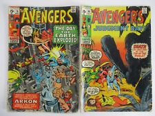 Marvel Comics THE AVENGERS #76 & 90 picture