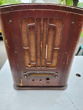  1930s GE Model A-82 Art Deco Tombstone Tube Radio As Is picture
