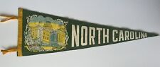 State Capitol North Carolina Vintage Pennant c1950s Felt - 25”- Great Condition picture