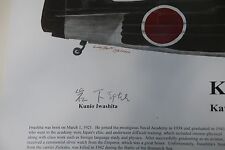 Japanese Fighter Ace & P-39 Pilot Ace Signed Aviation Art by, Ernie Boyette picture