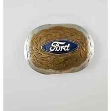Ford belt buckle Western Flair of Colorado Springs Vintage 80s picture