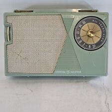 1959 General Electric P-806A AM Vintage GE Transistor Portable Radio Blue picture
