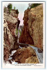 c1920s Sinclair Canyon British Columbia Canada West Entrance RPPC Photo Postcard picture