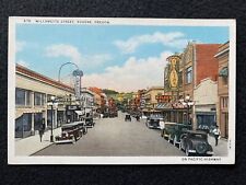 Antique Eugene Oregon OR Willamette Street Photo Postcard Bowling picture