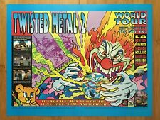 1996 Twisted Metal 2 PS1 Vintage Print Ad/Poster Official Video Game Promo Art picture
