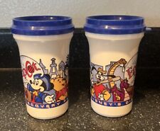 2 Vintage. Disney’s Discovery Park Souvenir Cups. Epcot. U.S.A. picture