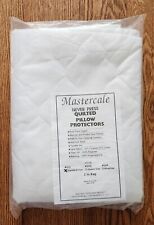 NOS Vintage Mastercale Quilted Pillow Protectors Cover Cotton Poly, USA, Sealed picture