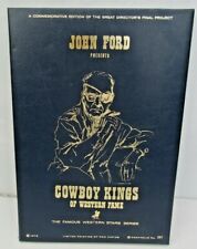 1973 John Ford Presents Cowboy Kings Of Western Fame 24 Print Portfolio #281 picture