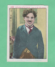 1920's Charlie Chaplin  Cine Artistas y Peliculas Film Card Juan Ferret Back picture