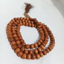 Natural Wood Antique Rosary Prayer Misbaha Brown Hand Made Vintage Islamic مسبحة picture