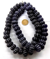 STRAND Old  Dutch 1700's COBALT Speo Style African Trade Beads  READ   808 W10 picture