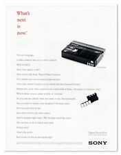 Sony Electronics Digital Video Cassette Vintage 1997 Full-Page Print Magazine Ad picture