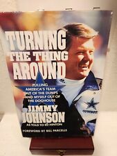 Jimmy Johnson Autographed Turning The Thing Around Hard Cover Book picture