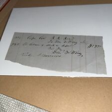 Antique 1889 Letter Cape Cod Railroad RR to George Franklin Wing Rail Road Depot picture