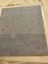 1012 CSA CIRCULAR 1863 TULLAHOMA  COMPETENCE OF OFFICERS. HEAVY CRUDE PAPER NICE picture