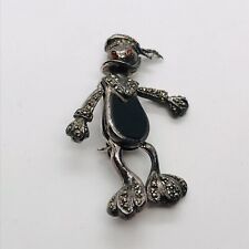 7.2g 925 STERLING SILVER VERY EARLY DISNEY DONALD DUCK BROOCH PIN ARTICULATING picture
