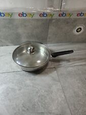 Regal Cookware Skillet Fry Pan 10.5” 3 Ply 18/8 + Lid Vtg picture