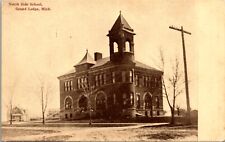 Postcard North Side School in Grand Ledge, Michigan picture