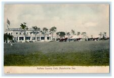 c1910's Buffalo NY, Country Club Automobile Day Cars Show Handcolored Postcard picture