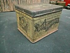 Cook & Co's High Speed Ring Travellers - Old Vintage Made In England Tin Box picture