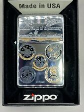 Vintage 2007 90,000 Tons Of Diplomacy U.S. Military Zippo Rare MINT New In Box picture