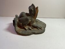 CAST IRON FROG LILY PAD ANTIQUE WATER SPRINKLER  picture