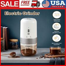 Electric Coffee Grinder Portable Automatic Burr Coffee Bean Grinder Rechargeable picture