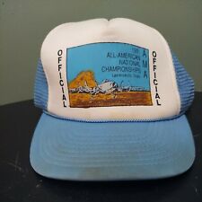 Vintage All American National Championships Aeromodel Snapback Truckers Hat  picture
