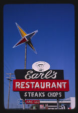 Earl's Restaurant sign Riverside Drive Danville Virginia 1980s Old Photo picture