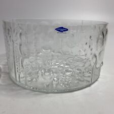 NUUTAJARVI Flora Glass Fruit Bowl by Oiva Toikka for Iittala Finland 7.5 x 4 in picture