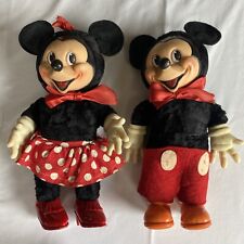1940's Disney Gund Manufacturing Company Mickey and Minnie Doll Set picture