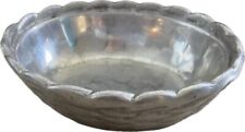 Antique Pewter Oval Basket Weave  Candy Dish Collector’s Item picture