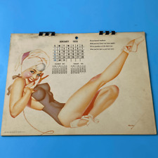 Vintage Esquire 1956 Pinup Girl Calendar Petty Deluxe Edition picture