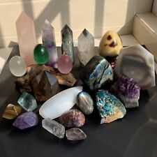 ALL 8.5LB natural quartz crystal obelisk wand point mineral specimen healing picture