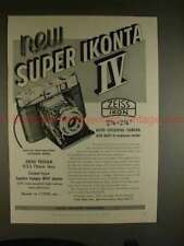 1956 Zeiss Ikon Super Ikonta IV Camera Ad, NICE picture