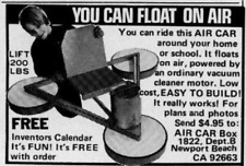 LIMITED TIME ONLY You Can Float in Air Boy's Life HOVERCRAFT PLANS 1070'S picture