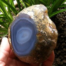 527g Rare Moving Water Bubble Enhydro Agate Natural Agate Crystal Specimen Cut picture