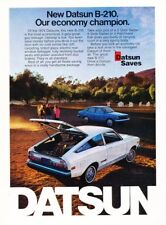 1974 Datsun B-210 B210 Original Advertisement Print Art Car Ad D54 picture