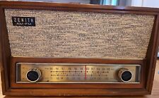 Zenith AM/FM Stereo Tube Radio Model S-50681 in Working Condition Vintage Wood picture
