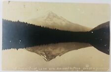 Vintage Lost Lake Oregon OR RPPC Mt. Hood from Lost Lake Postcard picture