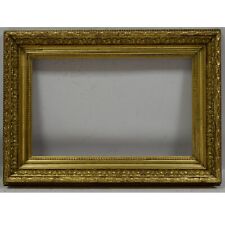 Ca. 1880-1900 old wooden devorative painting frame 18.7 x 12 in inside picture