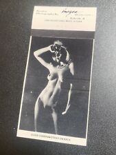 Vintage Girlie Matchbook - Beautiful Topless Girl Pinup picture