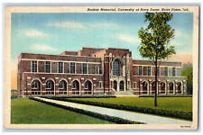 c1940's Rockne Memorial University of Notre Dame Notre Dame IN Postcard picture