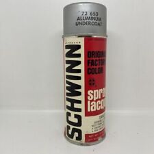 Vintage 1975 Schwinn Aluminum - 72 650 Paper Label Metal Lid Spray Paint Can picture