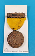 Antique Chicago IL Medal Honor Reps From Latin America Finance 1897 H.D. Childs picture