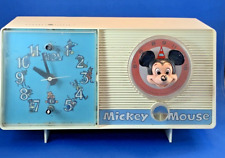 Vintage General Electric GE Disney Mickey Mouse Alarm Clock AM Radio Working picture