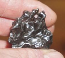 SUPERB MUSEUM GRADE 81g SIKHOTE ALIN METEORITE WITH NATURAL HOLE THROUGH IT picture