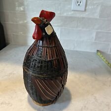 Vintage Rooster Basket, Farmhouse, Rustic 10” Tall picture
