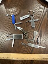 Vintage Mini- Pocket Knife/Keychains- With Advertisement F picture